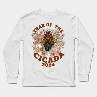 Cicada 2024 floral Long Sleeve T-Shirt